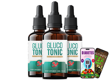 GlucoTonic 3 Bottles with pair of ebooks